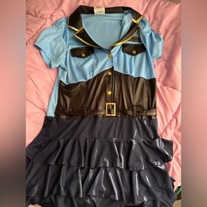 Police Officer Costume - Blue and Black